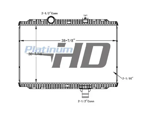 PETERBILT 382 RADIATOR ASSEMBLY