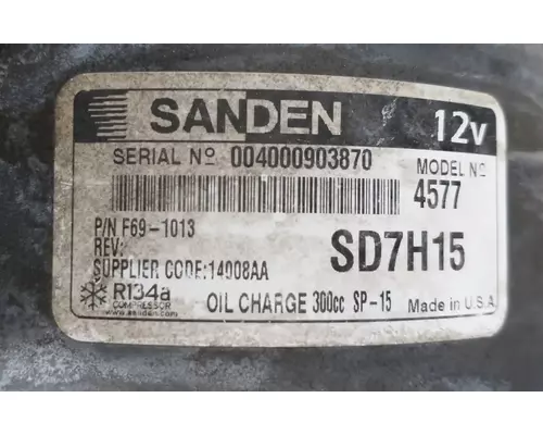PETERBILT 384 Air Conditioner Compressor