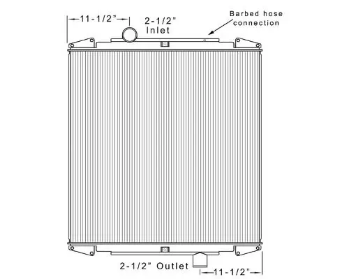 PETERBILT 384 RADIATOR ASSEMBLY