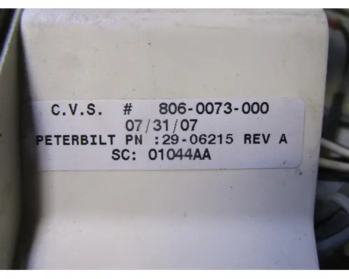 PETERBILT 386-Sleeper_29-06215 AC Control