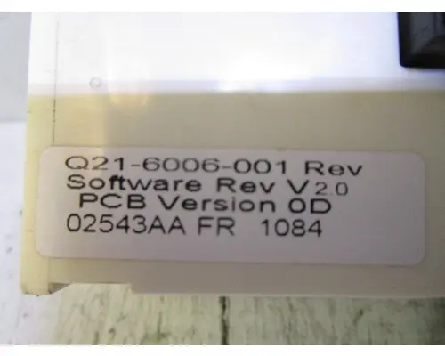 PETERBILT 386-Sleeper_Q21-6006-001 AC Control