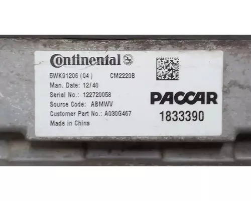 PETERBILT 386 Electronic Engine Control Module