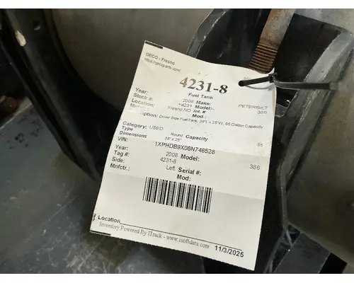 PETERBILT 386 Fuel Tank