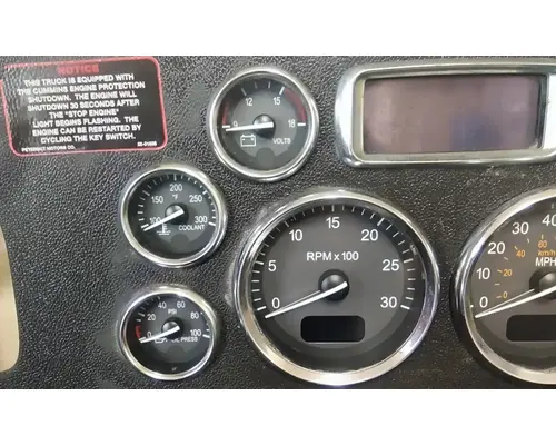 PETERBILT 386 GAUGE CLUSTER