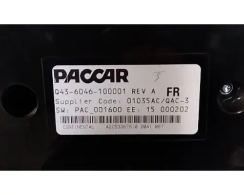 PETERBILT 386 GAUGE CLUSTER