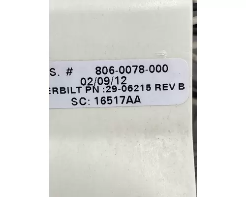 PETERBILT 386 Heater or Air Conditioner Parts, Misc.