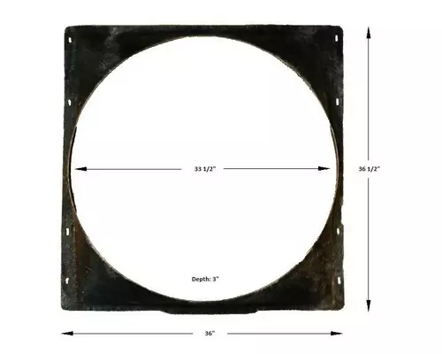 PETERBILT 386 RADIATOR SHROUD