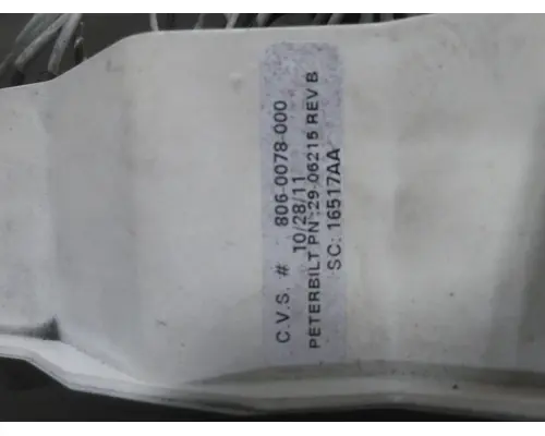PETERBILT 386 TEMPERATURE CONTROL