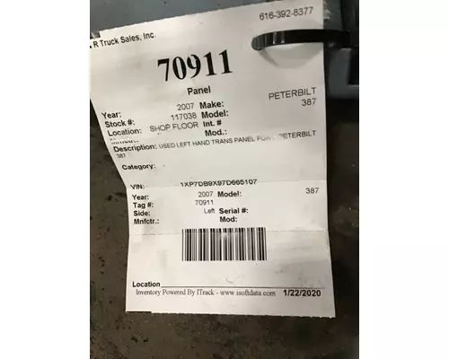 PETERBILT 387 Body Parts, Misc.