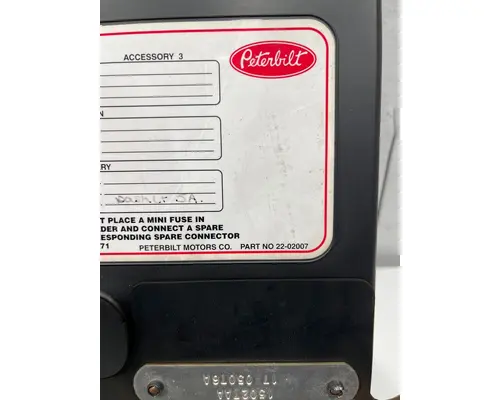 PETERBILT 387 Dash Assembly