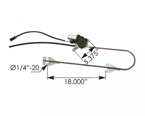 PETERBILT 387 Door Window Regulator, Front