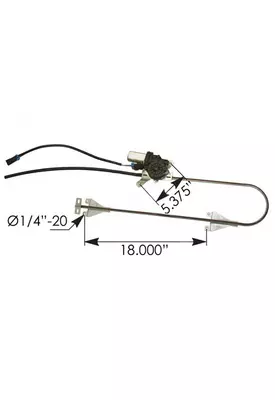 PETERBILT 387 Door Window Regulator, Front