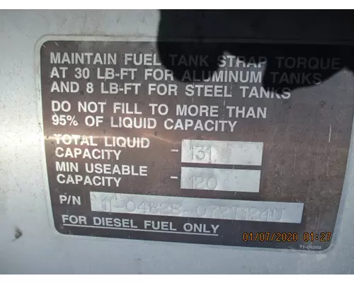 PETERBILT 387 FUEL TANK