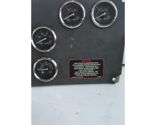 PETERBILT 387 GAUGE CLUSTER