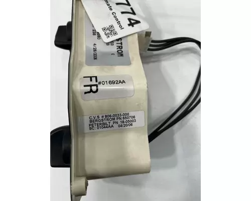 PETERBILT 387 Heater or Air Conditioner Parts, Misc.