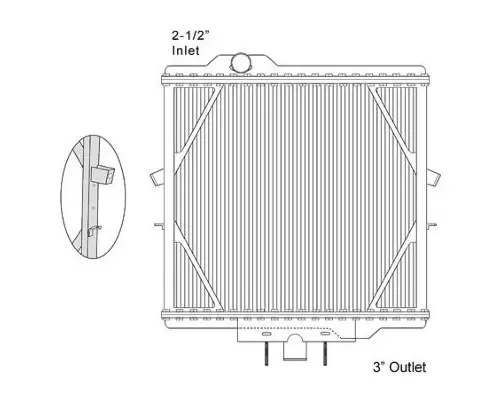 PETERBILT 387 RADIATOR ASSEMBLY