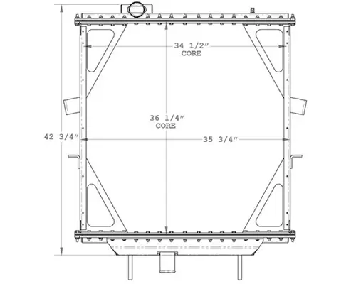 PETERBILT 387 Radiator