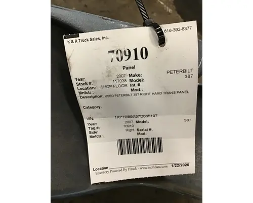 PETERBILT 387 Sleeper Fairing