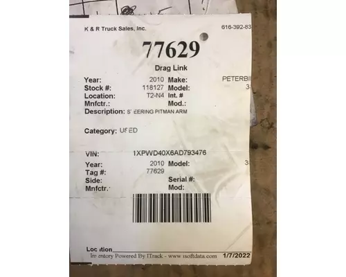 PETERBILT 387 Steering or Suspension Parts, Misc.