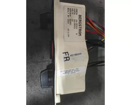 PETERBILT 387 TEMPERATURE CONTROL