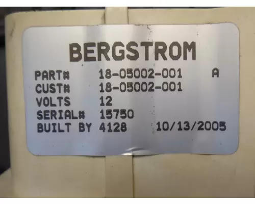 PETERBILT 387 Temperature Control