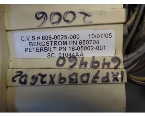 PETERBILT 387 Temperature Control