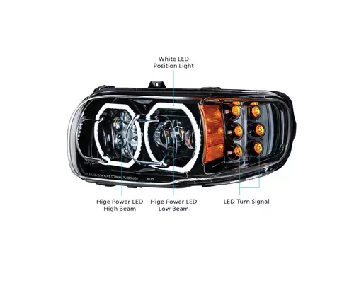 PETERBILT 388 2008-2015 HEADLAMP ASSEMBLY