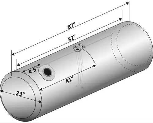 PETERBILT 389 2006-2024 FUEL TANK