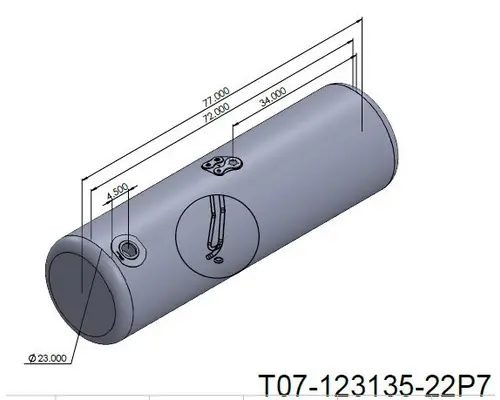 PETERBILT 389 2006-2024 FUEL TANK