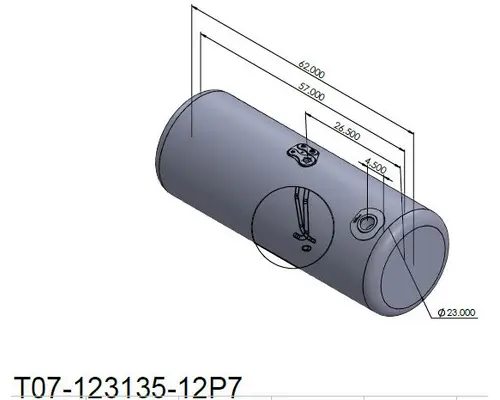 PETERBILT 389 2006-2024 FUEL TANK
