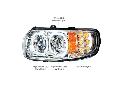 PETERBILT 389 2006-2024 HEADLAMP ASSEMBLY