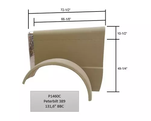 PETERBILT 389 2006-2024 HOOD