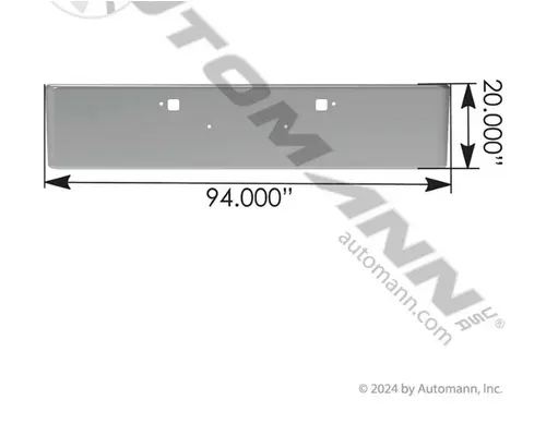 PETERBILT 389 Bumper Assembly, Front