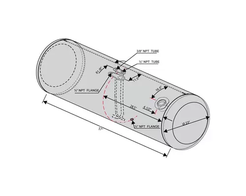 PETERBILT 389 FUEL TANK