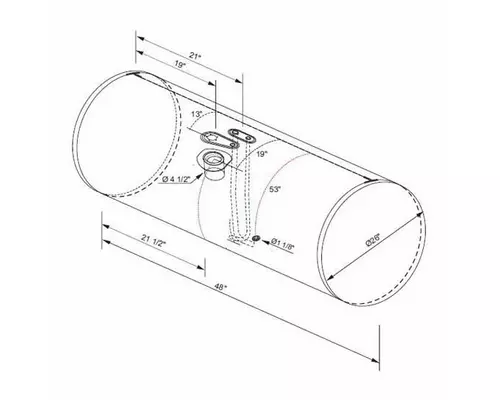 PETERBILT 389 FUEL TANK