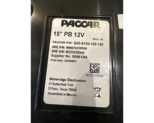 PETERBILT 389 Instrument Cluster