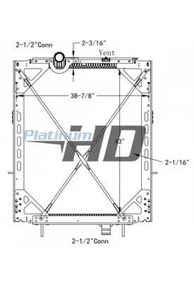 PETERBILT 389 RADIATOR ASSEMBLY