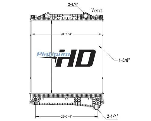 PETERBILT 535 RADIATOR ASSEMBLY