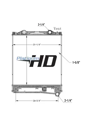 PETERBILT 535 RADIATOR ASSEMBLY