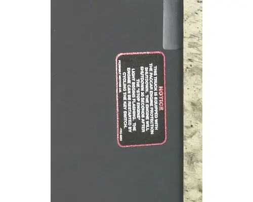 PETERBILT 536 INTERIOR SUN VISOR