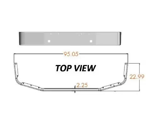 PETERBILT 567 2013-2024 BUMPER ASSEMBLY, FRONT