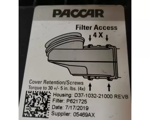 PETERBILT 567 Air Cleaner