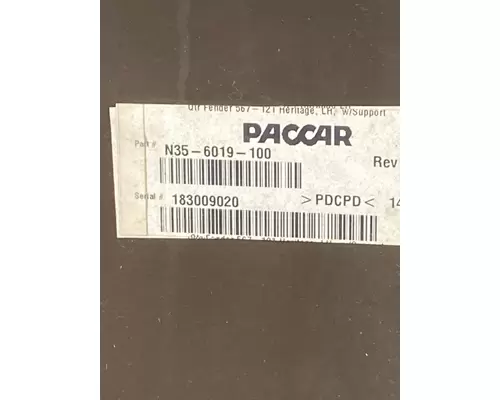 PETERBILT 567 Fender Extension