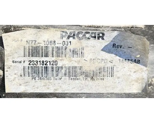 PETERBILT 567 Fender Extension