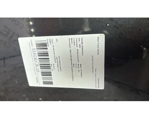 PETERBILT 567 Fender Extension