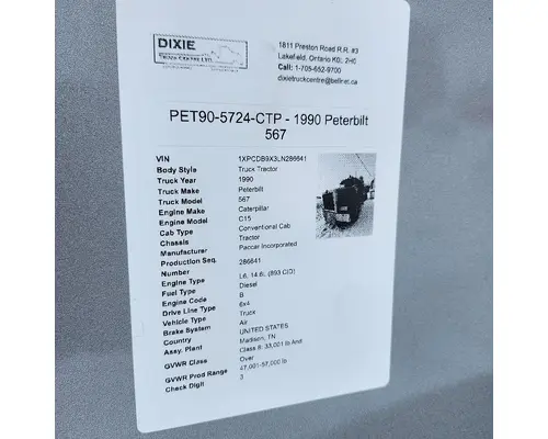 PETERBILT 567 Hood