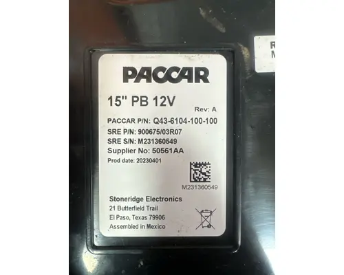 PETERBILT 567 Instrument Cluster