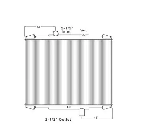 PETERBILT 567 RADIATOR ASSEMBLY