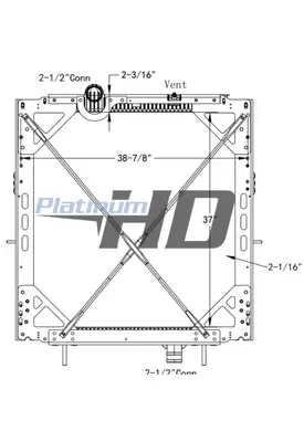 PETERBILT 567 RADIATOR ASSEMBLY