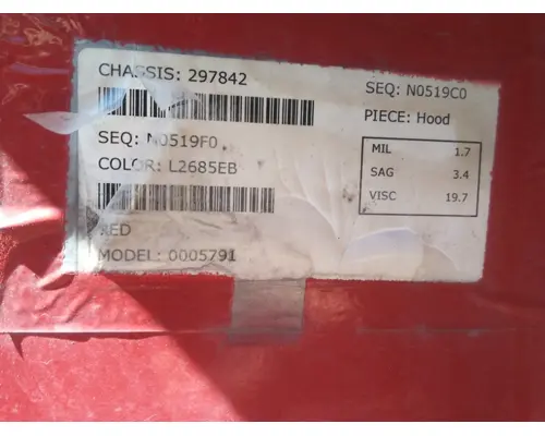 PETERBILT 579 2012-2022 HOOD